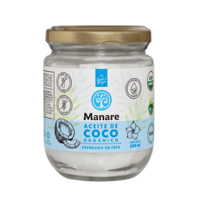 ACEITE DE COCO ORGÁNICO, MANARE – 200 ml