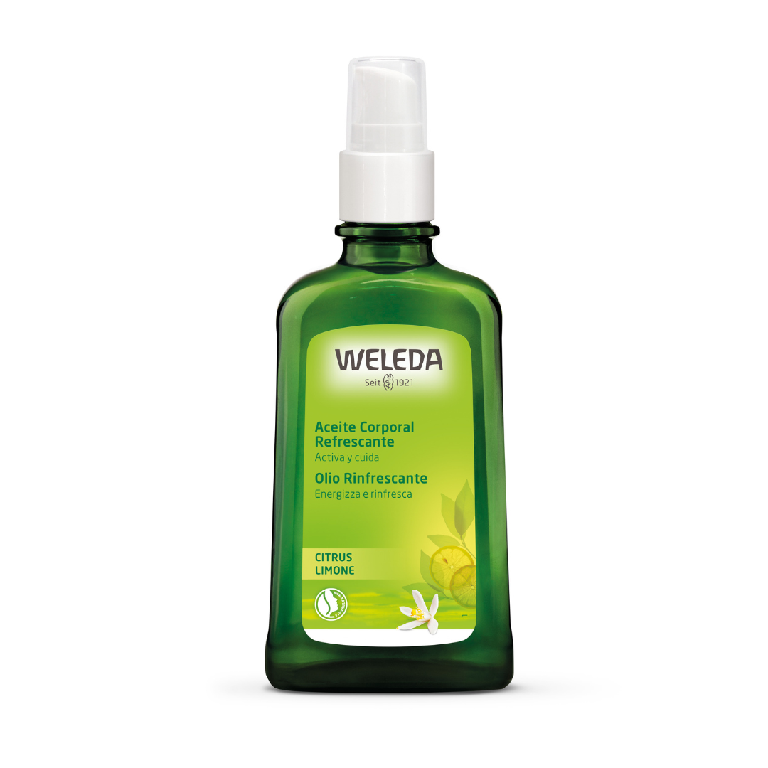 ACEITE CORPORAL REFRESCANTE CITRUS, WELEDA 100 ml