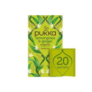 INFUSIÓN LEMONGRASS Y GINGER, PUKKA 20 BOLSAS