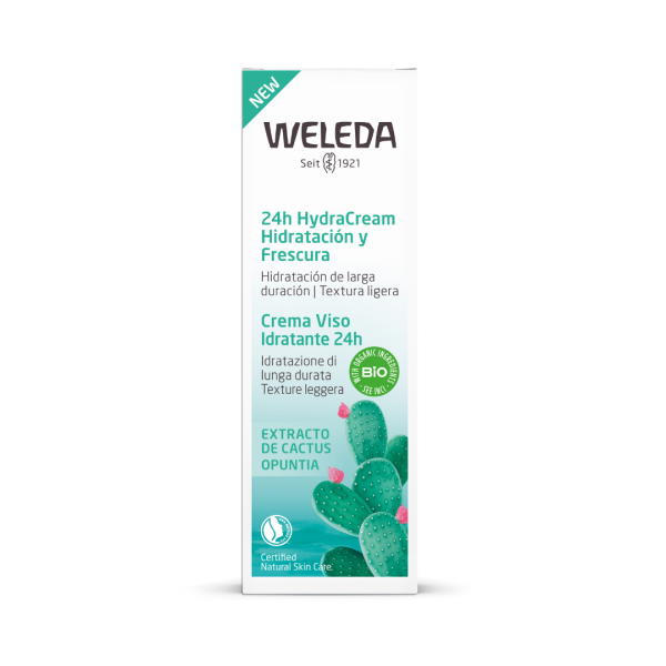 CREMA HIDRATANTE 24H CACTUS, WELEDA 30 ml