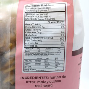 FIDEOS FUSILLI QUINOA SIN GLUTEN, EL DORADO – 250 g