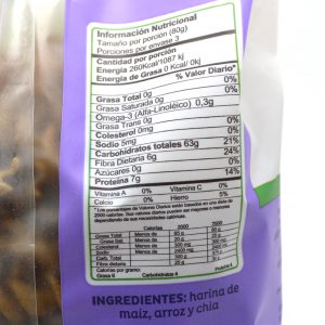 FIDEOS FUSILLI CHIA EL DORADO 250 G