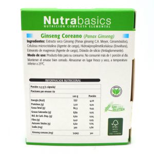 GINSENG COREANO DRASANVI 60 CÁPSULAS