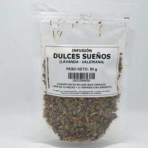 INFUSION DULCES SUEÑOS (VALERIANA -LAVANDA) 50 G