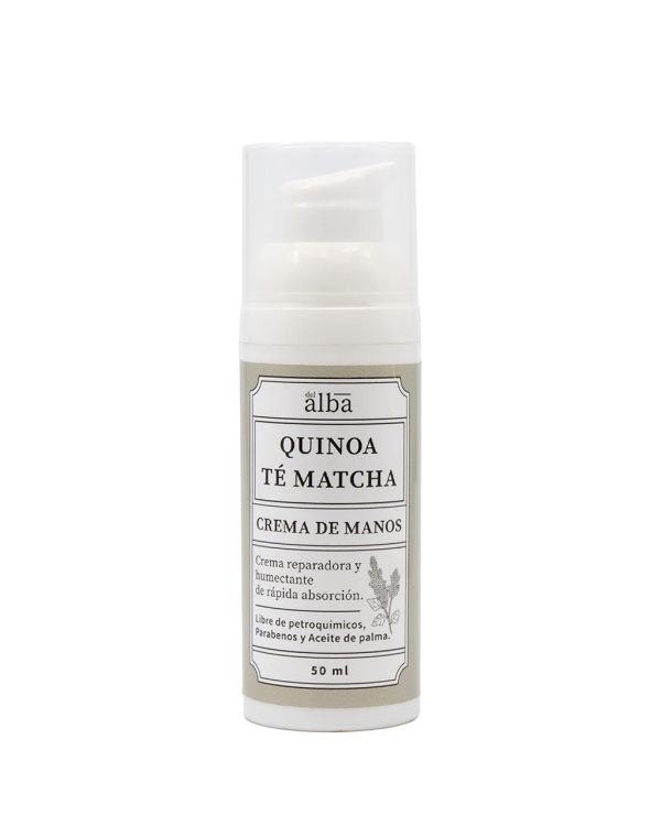 CREMA DE MANOS QUINOA TE DE MATCHA, EL ALBA 50 ML