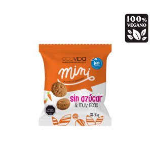 GALLETAS MINI ZANAHORIA SIN AZÚCAR, ECOVIDA 30 g