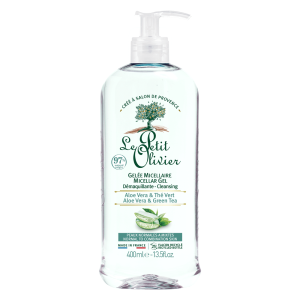 GEL MICELAR DESMAQUILLANTE ALOE TÉ VERDE, LE PETIT 400 ml