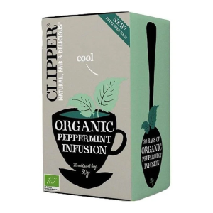 INFUSIÓN ORGANIC MENTA, CLIPPER 20 BOLSAS