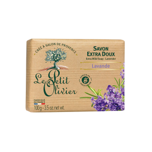 JABÓN BARRA EXTRA SUAVE LAVANDA, LE PETIT 100 g