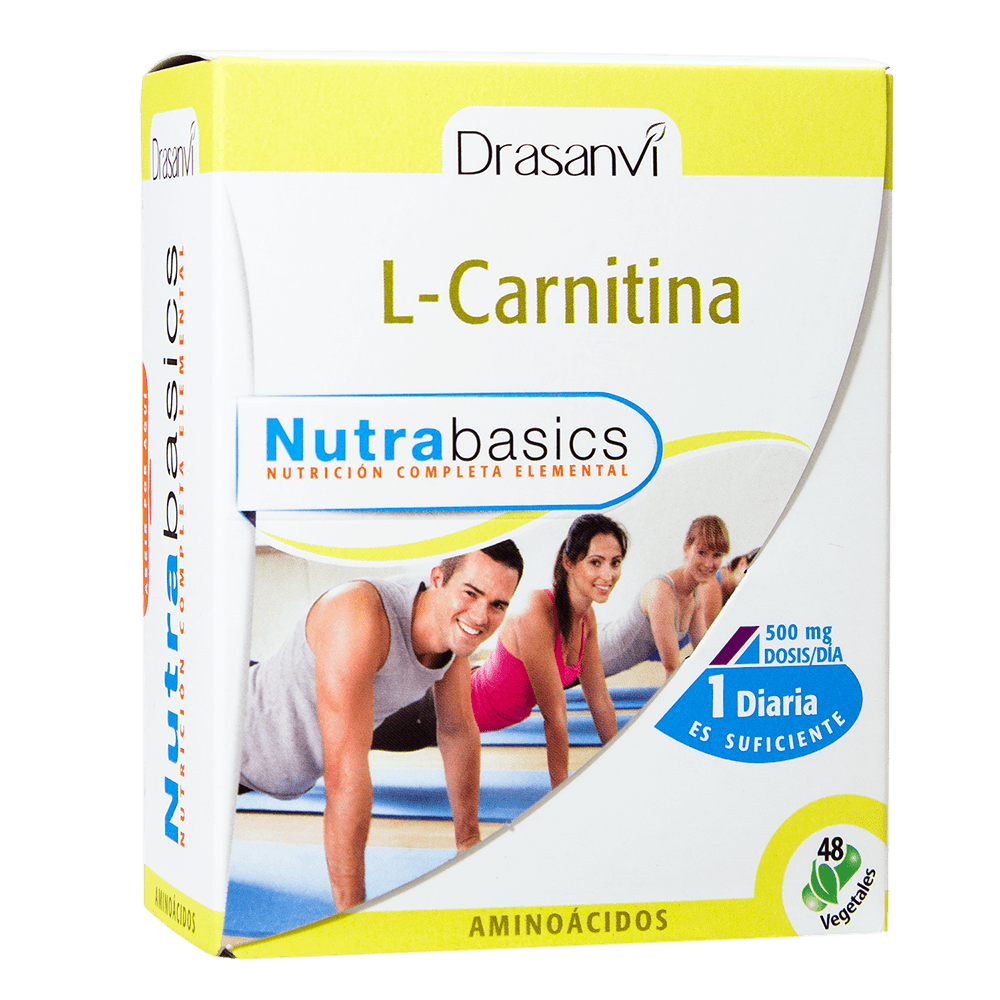 L-CARNITINA 500 ML 48 CÁPSULAS, DRASANVI