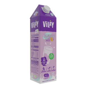 LECHE LÍQUIDA ALMENDRA ORIGINAL SIN AZÚCAR, VILAY 1 Lt