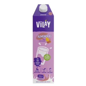 LECHE LÍQUIDA ALMENDRA ORIGINAL SIN AZÚCAR, VILAY 1 Lt