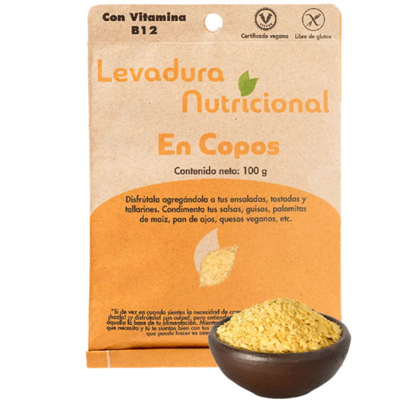 LEVADURA NUTRICIONAL EN COPOS, DULZURA NATURAL - 100 g