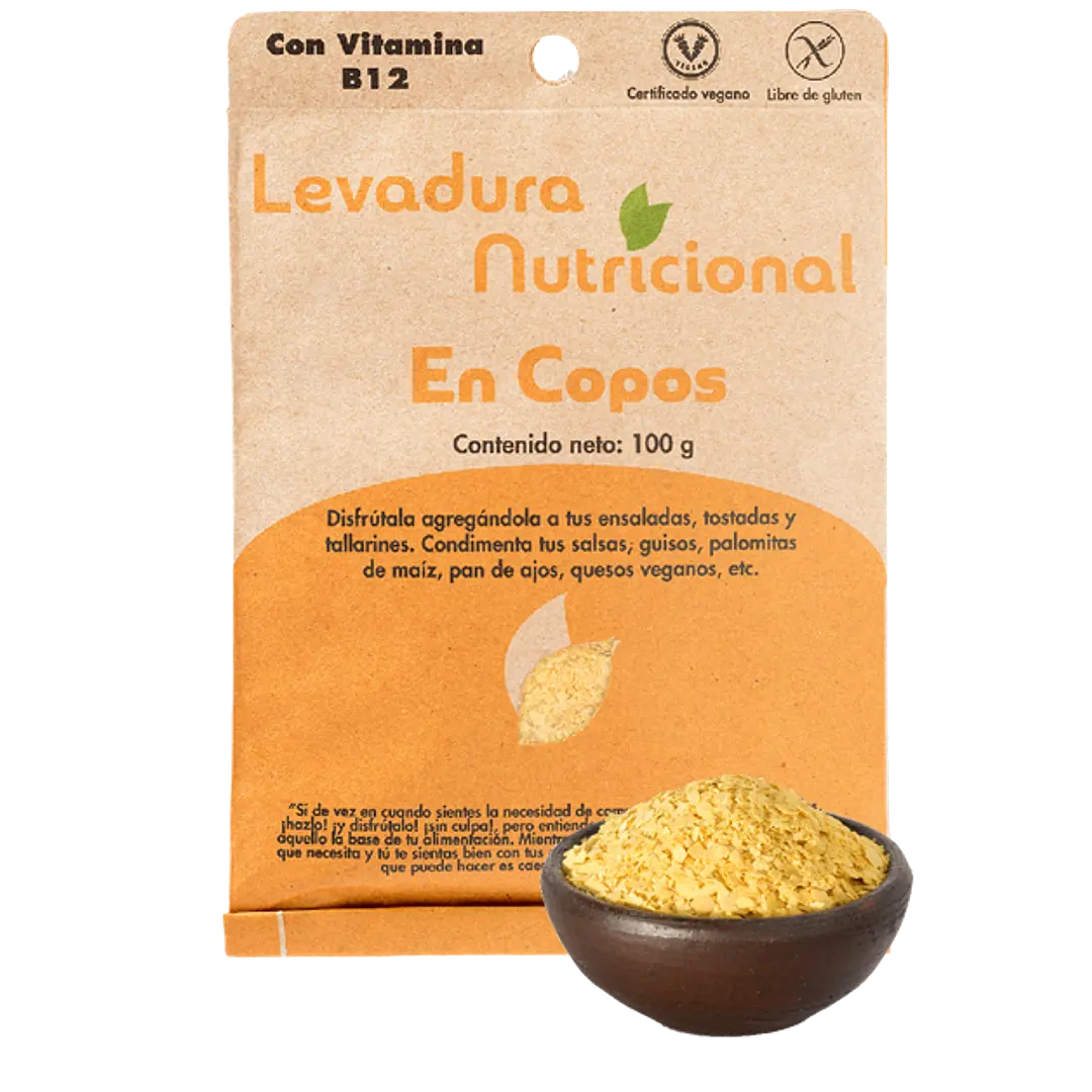 LEVADURA NUTRICIONAL EN COPOS, DULZURA NATURAL - 100 g