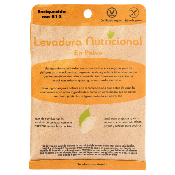 LEVADURA NUTRICIONAL EN POLVO, DULZURA NATURAL 100 G