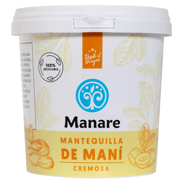 MANTEQUILLA DE MANÍ, MANARE - 1 Kg