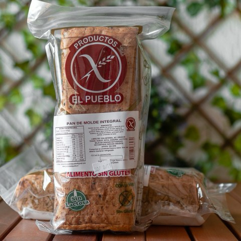 PAN DE MOLDE INTEGRAL SIN GLUTEN, EL PUEBLO