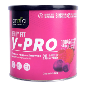 PROTEÍNA V-PRO BERRY, BROTA FIT 650 g