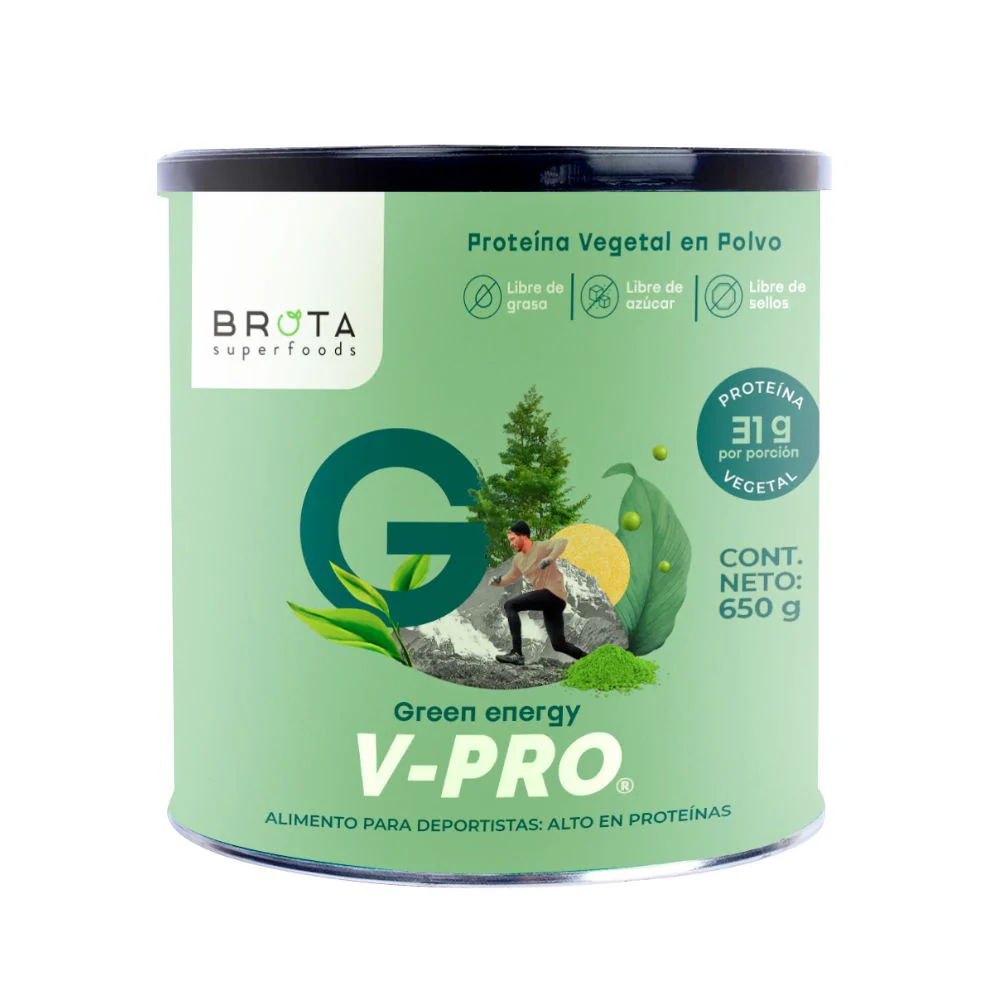 PROTEÍNA V-PRO VERDE, BROTA FIT 650 G