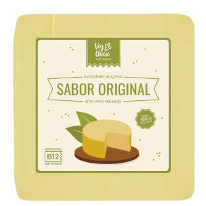 QUESO VEGETAL EN TROZO SABOR ORIGINAL, VEGCHEESE 200 g