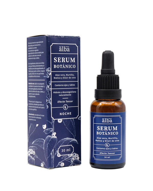 SÉRUM BOTÁNICO - CONTORNO DE OJOS Y LABIOS (VEGANO), DEL ALBA 35 ML