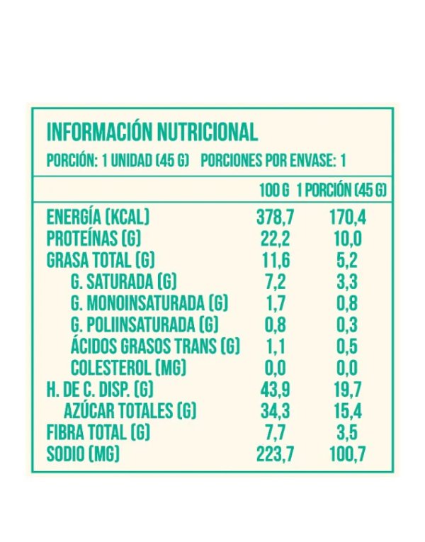 BARRA DE PROTEÍNA VEGANA - COCO NUT, BROTA 45 G