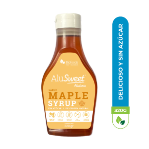 SYRUP DE MAPLE SIN AZÚCAR, ALUSWEET 350 g