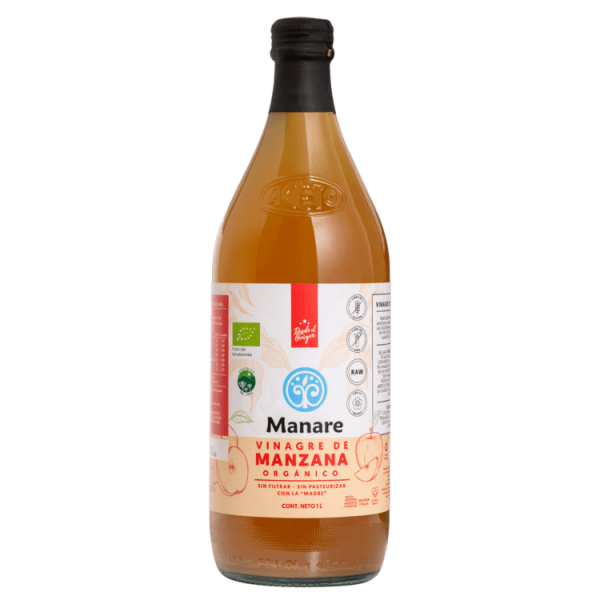 VINAGRE DE MANZANA, MANARE - 1 Lt