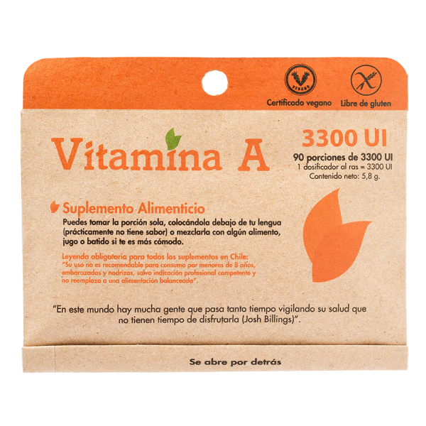 VITAMINA A, DULZURA NATURAL 90 PORCIONES