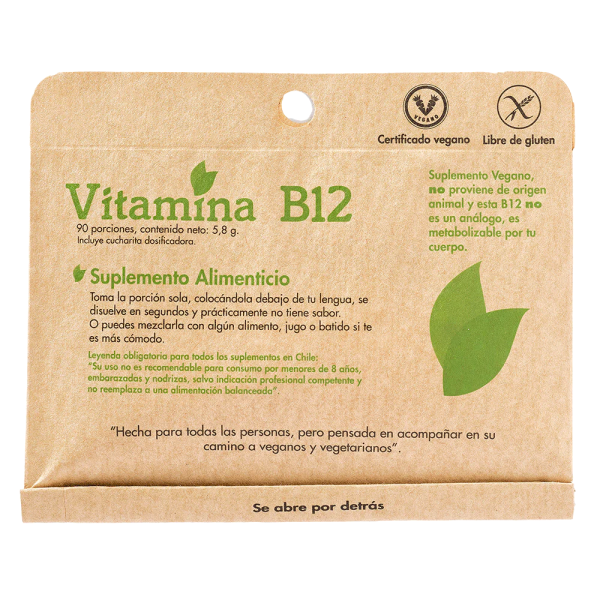 VITAMINA B12, DULZURA NATURAL 90 PORCIONES