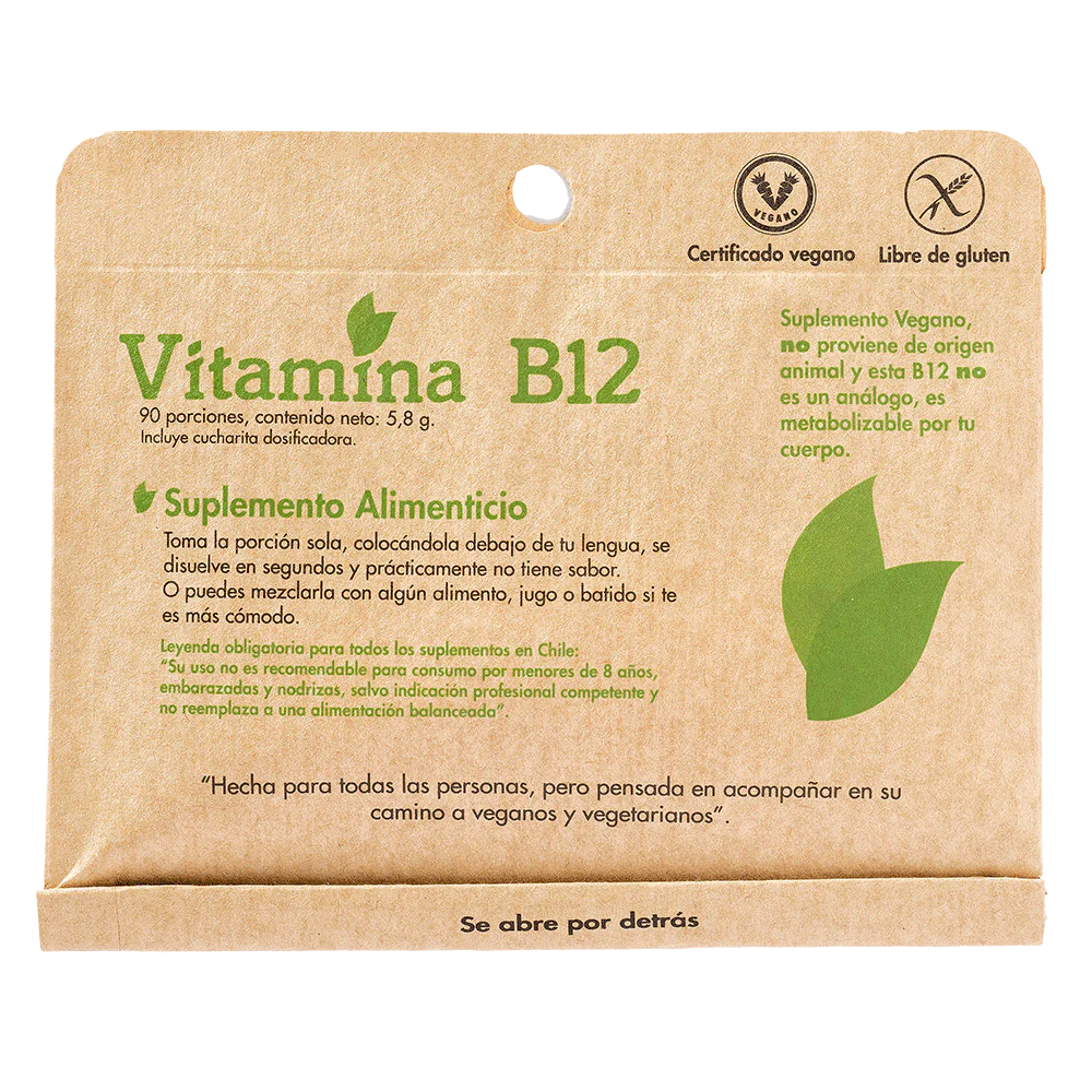 VITAMINA B12, DULZURA NATURAL 90 PORCIONES