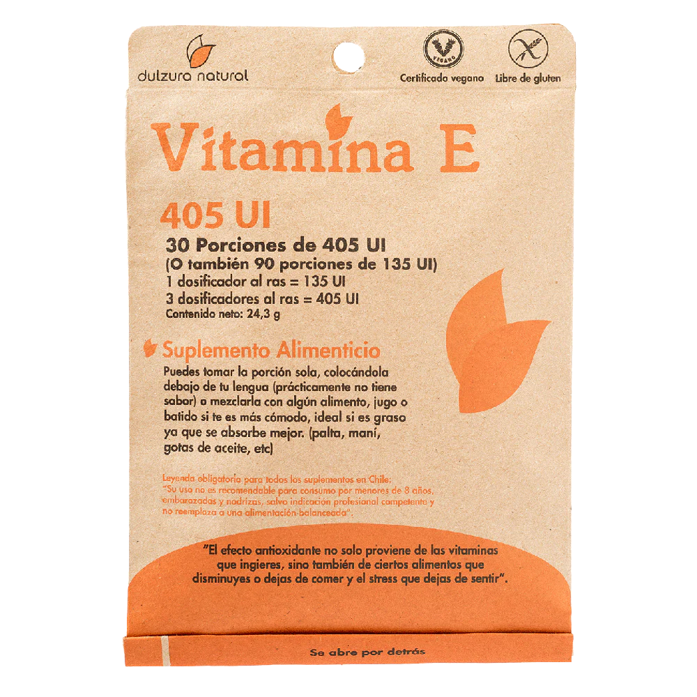 VITAMINA E, DULZURA NATURAL 30 PORCIONES