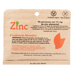 ZINC, DULZURA NATURAL 90 PORCIONES