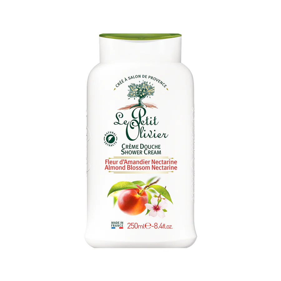 CREMA DE DUCHA ALMENDRA NECTARINA EXTRASUAVE LE PETIT 250 ML