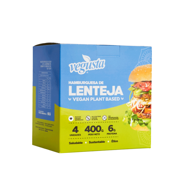 HAMBURGUESAS LENTEJAS 4 UN