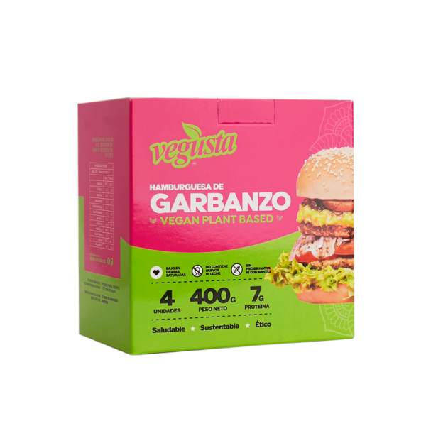 HAMBURGUESAS GARBANZO 4 UN