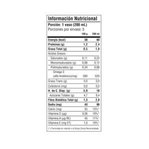 BEBIDA DE CHÍA CHOCOLATE, SOW 1 Lt