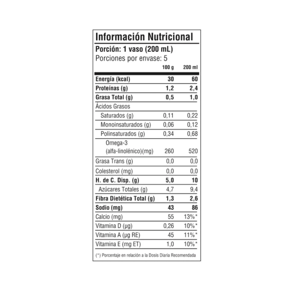 BEBIDA DE CHÍA CHOCOLATE, SOW 1 Lt