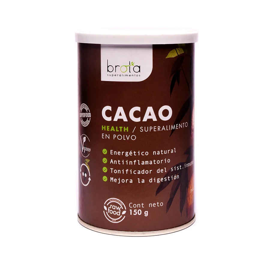 CACAO EN POLVO ORGÁNICO, BROTA - 150 ml