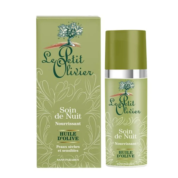 CREMA FACIAL NOCHE HIDRATANTE ACEITE OLIVA, LE PETIT 50 ml