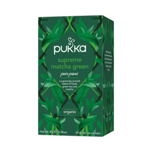 INFUSIÓN SUPREME MATCHA GREEN, PUKKA 20 BOLSAS