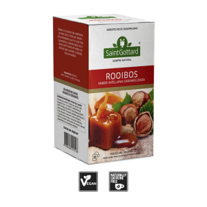 TÉ ROOIBOS CARAMELO AVELLANA, SAINT GOTTARD – 20 Bolsitas