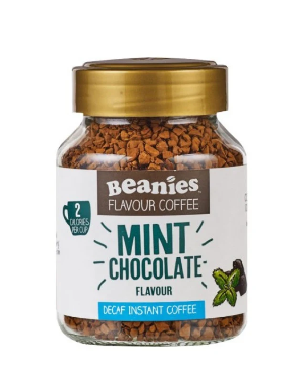 CAFÉ MENTA CHOCOLATE DESCAFEINADO - SIN GLUTEN, BEANIES 50 G