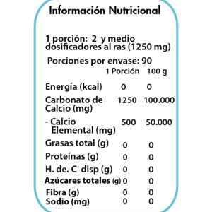 CALCIO, DULZURA NATURAL 90 PORCIONES