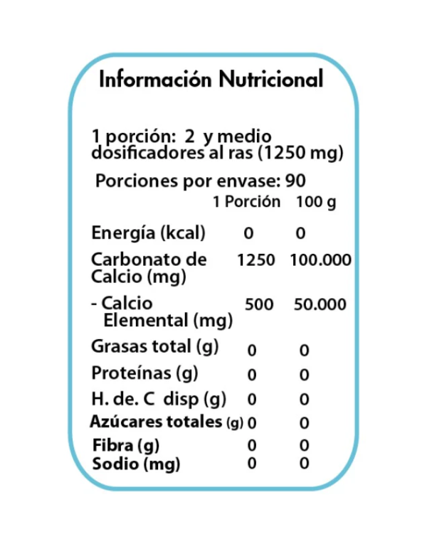 CALCIO, DULZURA NATURAL 90 PORCIONES