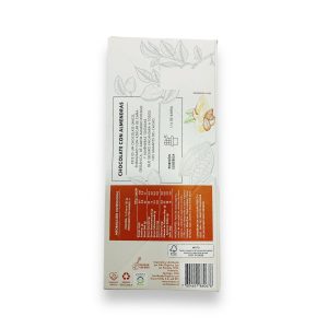 CHOCOLATE ORGÁNICO 70% CACAO ALMENDRA, MANARE 100 g