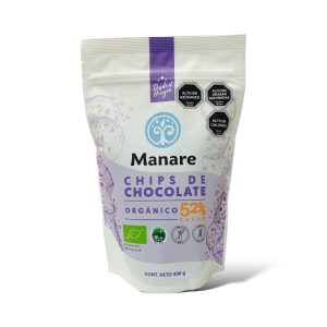 CHIPS CHOCOLATE 52% CACAO, MANARE 400 g