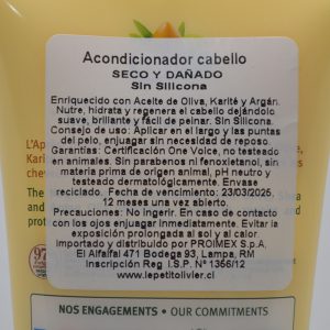 ACONDICIONADOR CABELLO SECO ARGÁN KARITÉ, LE PETIT 200 ml