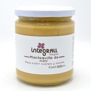 MANTEQUILLA MANI SIN SAL INTEGRALL 500 g