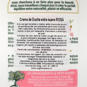 CREMA DE DUCHA ROSA EXTRASUAVE, LE PETIT 500 ml